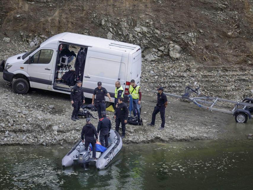 Los Mossos recuperaron dos cuerpos en el pantano de Susqueda.