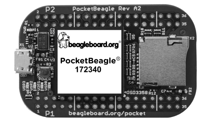 PocketBeagle ordenador miniatura