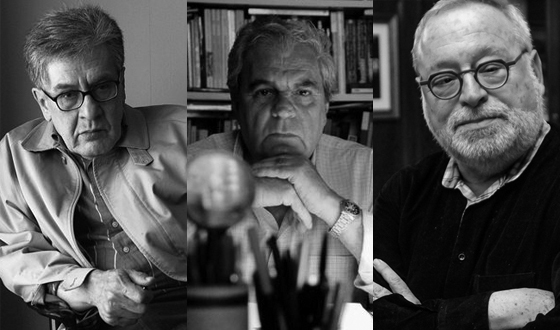 José Emilio Pacheco, Juan Marsé y Fernando Savater