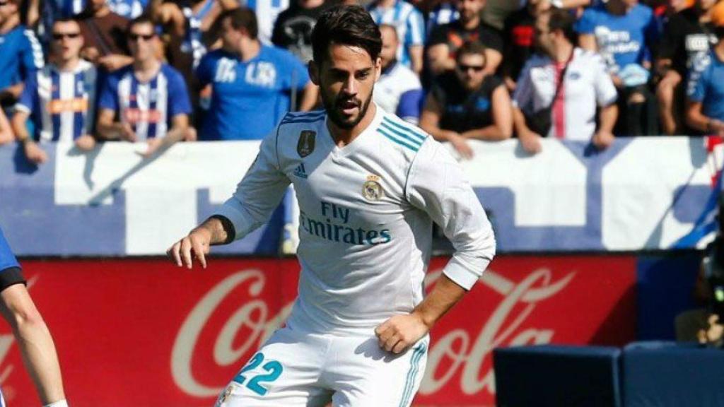 Isco, en Mendizorroza.
