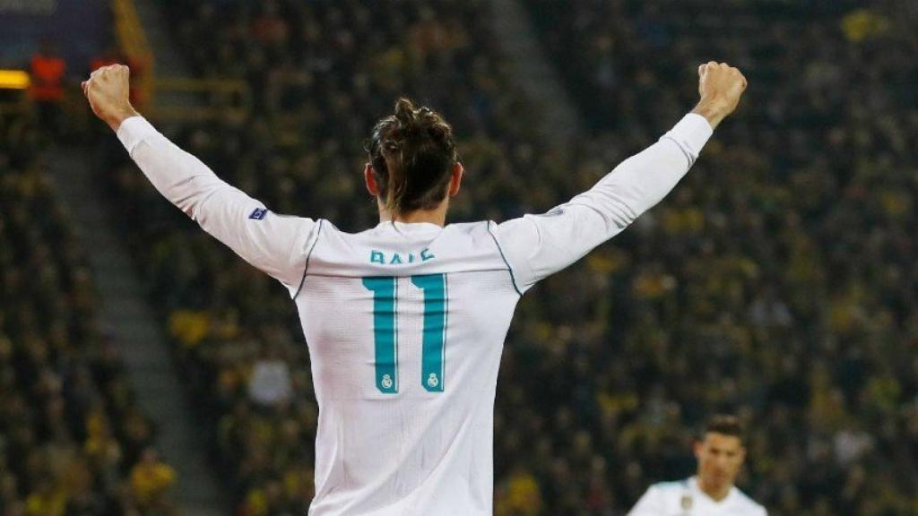 Gareth Bale celebra su gol