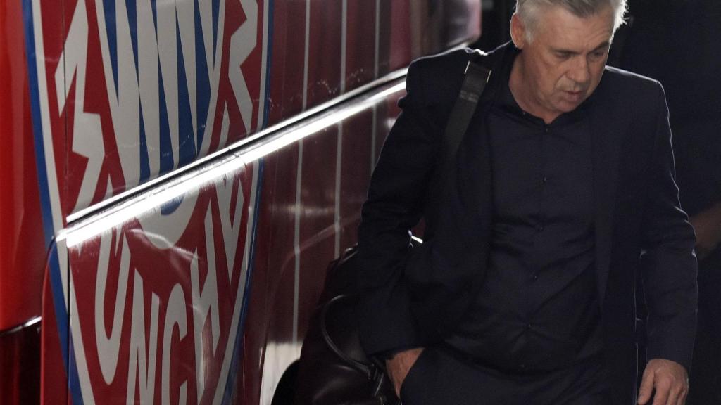 Ancelotti, este mismo jueves, día de su destitución.