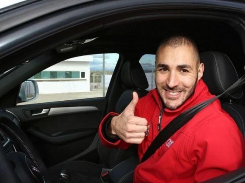 El futbolista, durante la presentación de Audi en Madrid.
