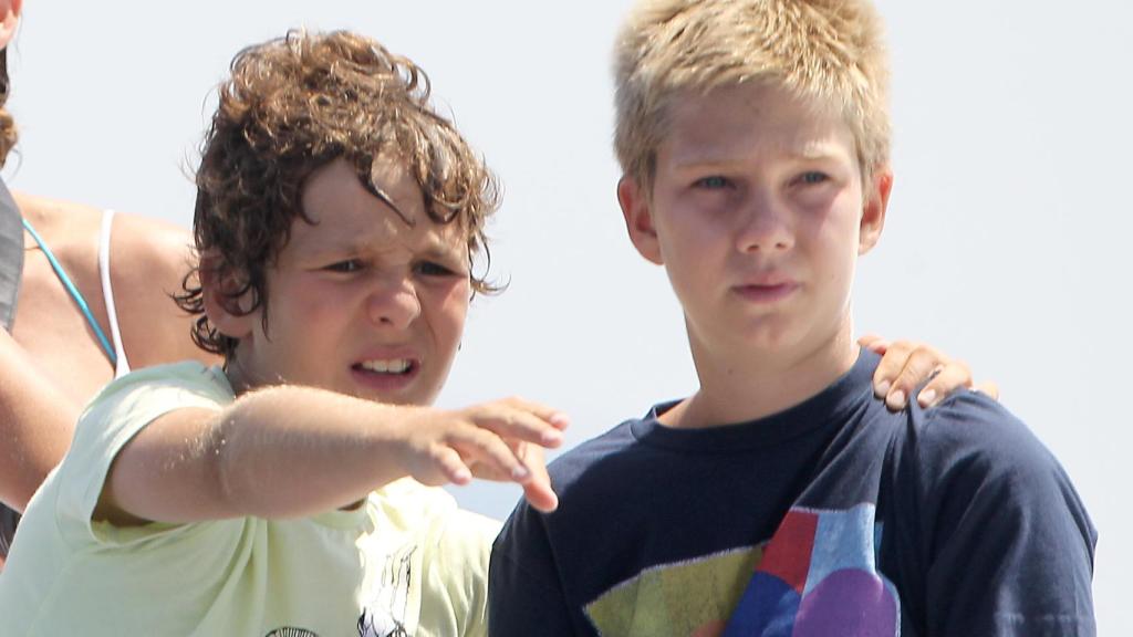 Froilán y Juan Urdangarin.