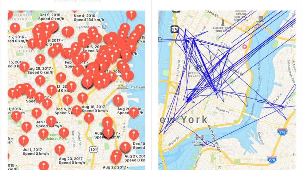 aplicacion permiso galeria imagenes datos exif ubicacion
