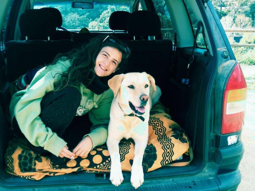 Paula había adaptado el Opel Zafira para dormir en él.