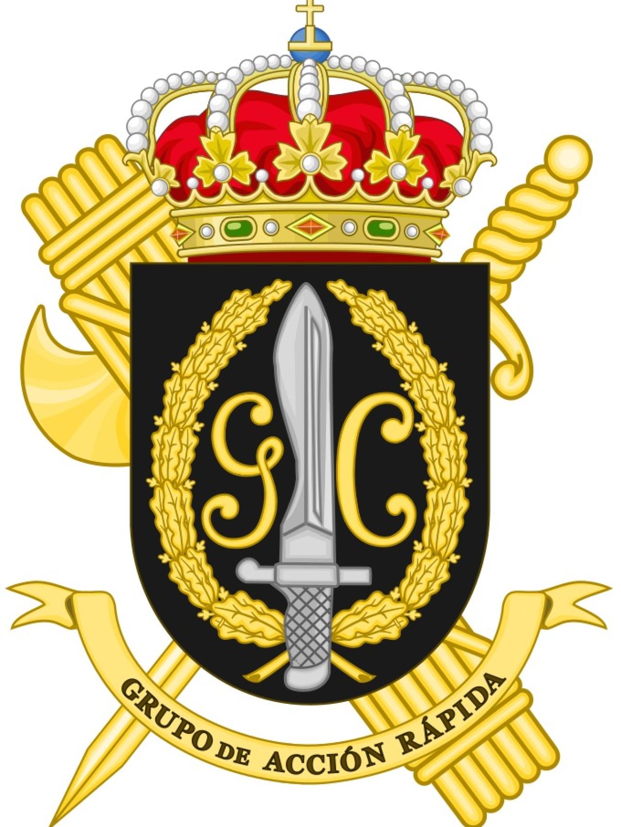 Escudo de armas del Grupo de Acción Rápida de la Guardia Civil