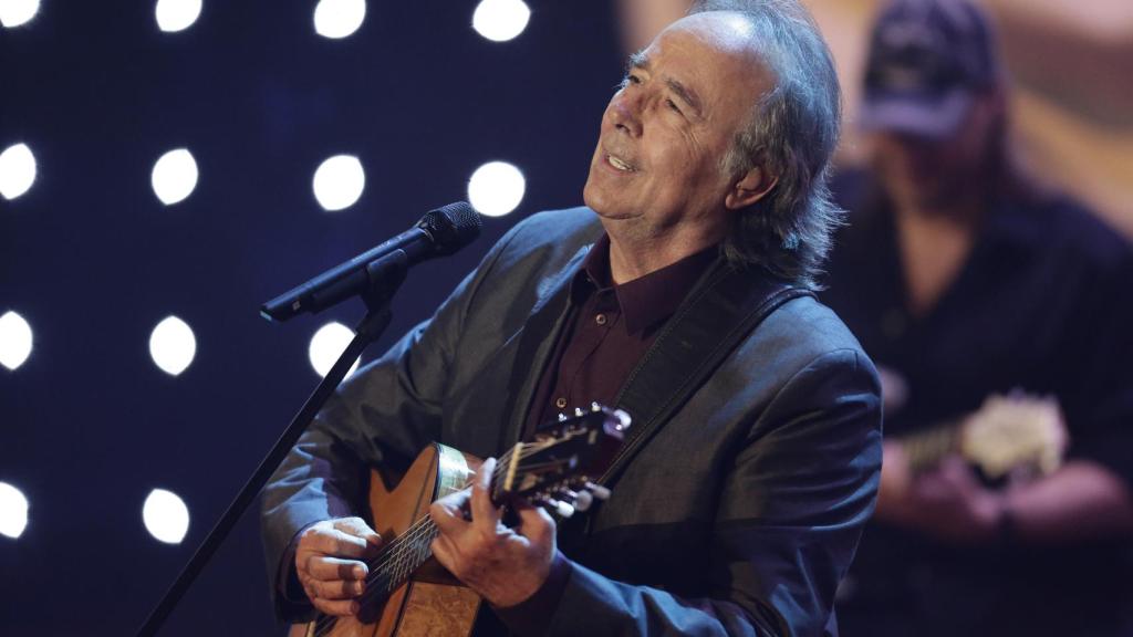 Joan Manuel Serrat en un concierto.