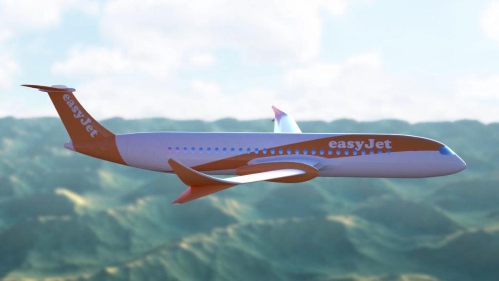 Prototipo del avión eléctrico que quiere desarrollar easyJet para volar en corto radio.