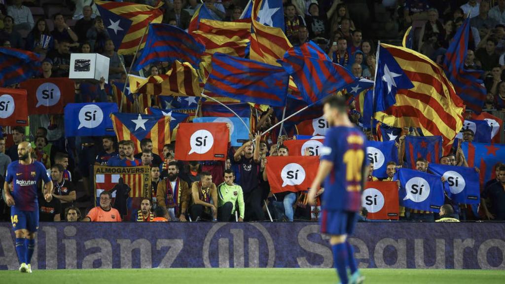El Camp Nou, a favor del sí.