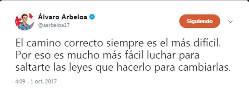 Tweet de Arbeloa
