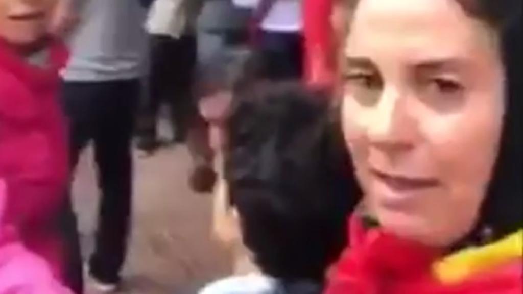 Susana Gallardo, durante su polémico vídeo