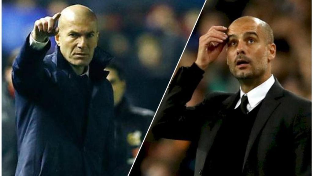 Zidane y Guardiola, el gran reto del amistoso del Madrid. Foto de Guardiola: mancity.com