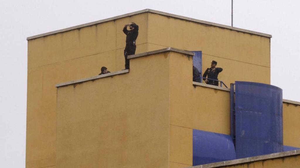 El CIE de Aluche en un motín anterioir.