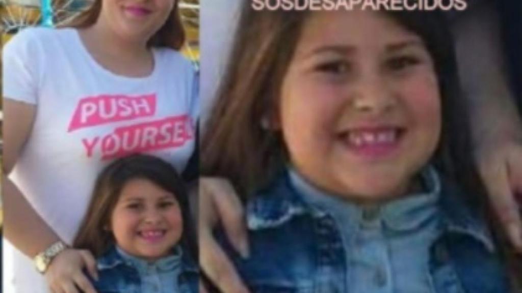 La pequeña Lucía, en una foto difundida tras su desaparición.