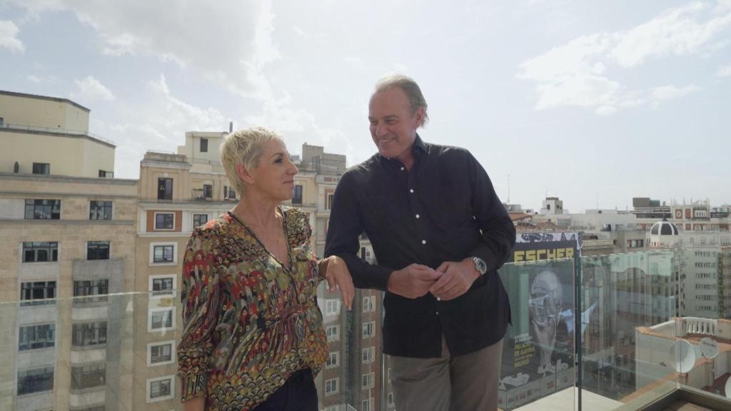 Ana Torroja en su casa de Gran Vía.