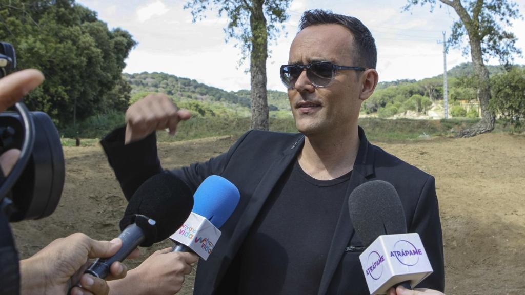 Risto Mejide ante los medios de comunicación.