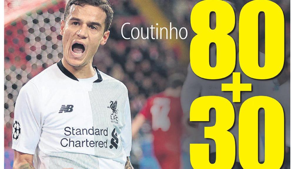 Portada Mundo Deportivo (04/10/17)