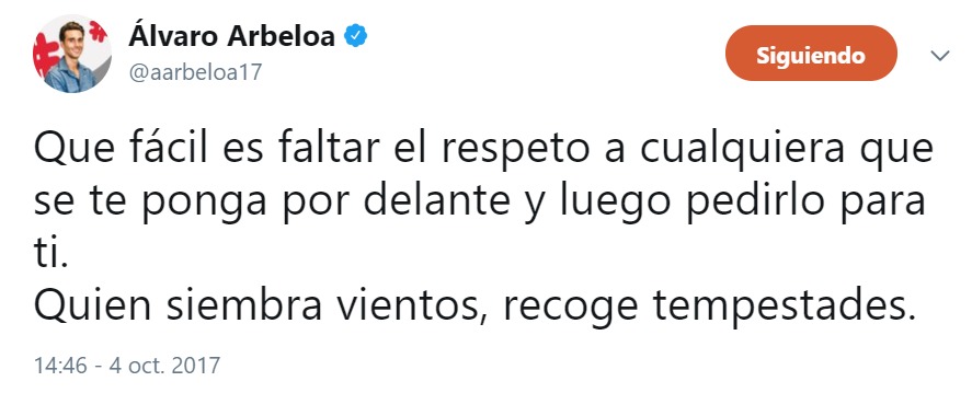 Arbeloa responde a Piqué: Quien siembra vientos, recoge tempestades
