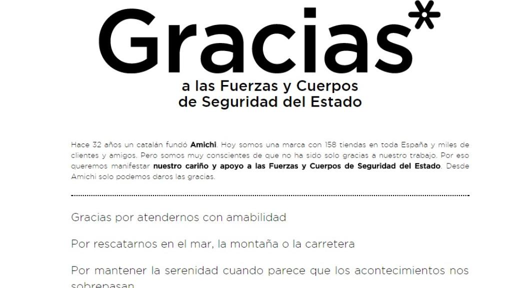 Parte del manifiesto de la firma.