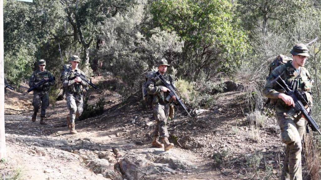 Maniobras militares en Cataluña.