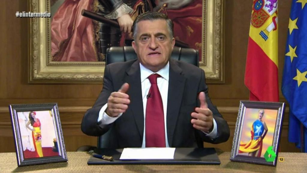 El mensaje de su Majestad, el rey Wyoming I, entre Monroy y Karmele