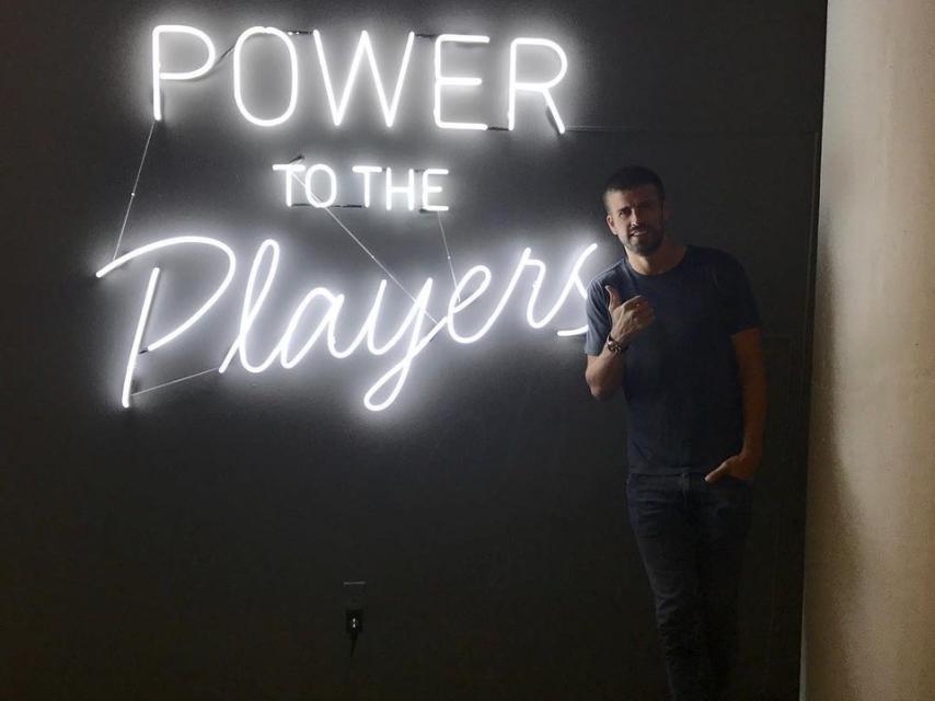 Gerard Piqué en la sede de The Players Tribune el pasado julio.