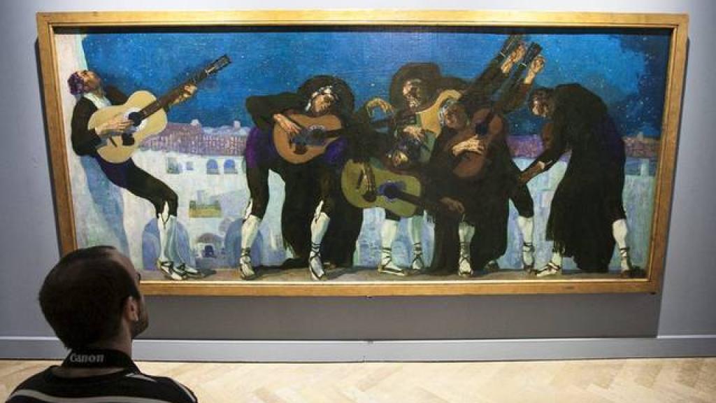 El cuadro de Anglada-Camarasa que colgaba antes de Pujol en la Generalitat.