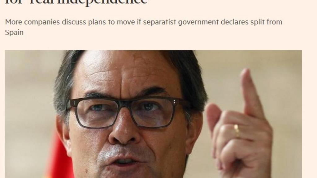 El expresident ha respondido a las preguntas del FInancial Times
