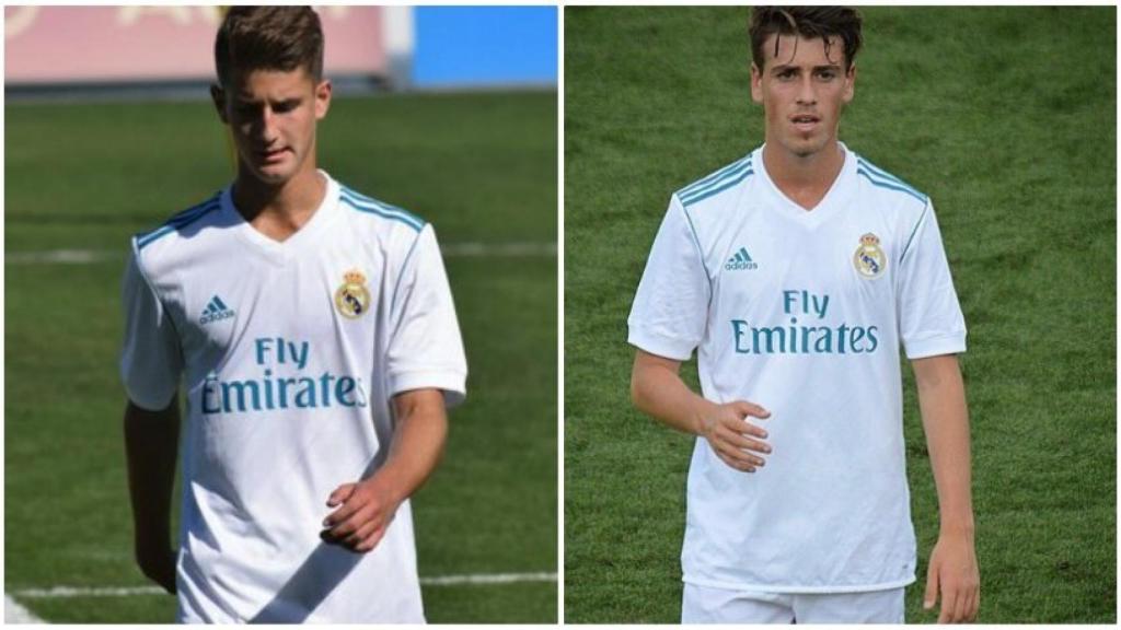 Miguel Baeza y Antonio Blanco, jugadores del Juvenil A de Guti