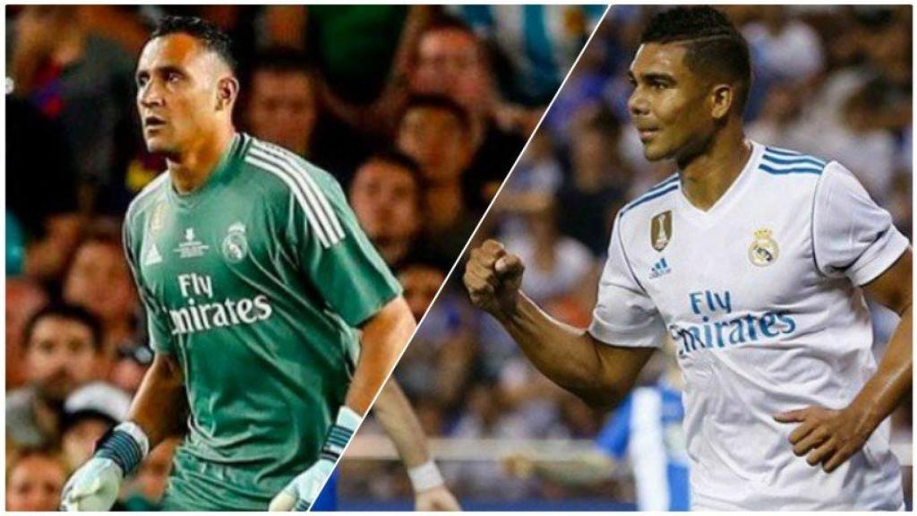 Keylor Navas y Casemiro