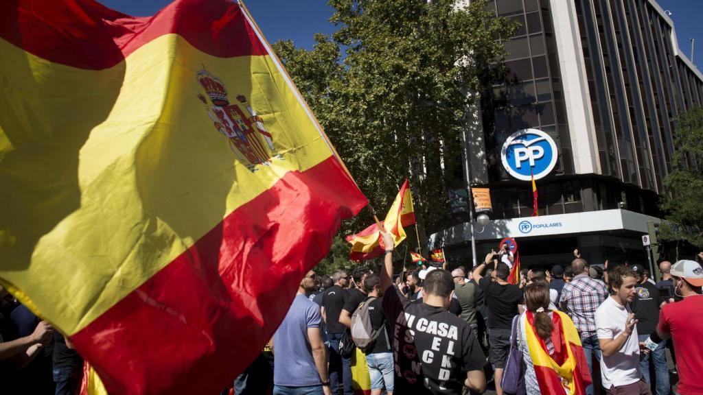 La manifestación de Policía y Guardia Civil.