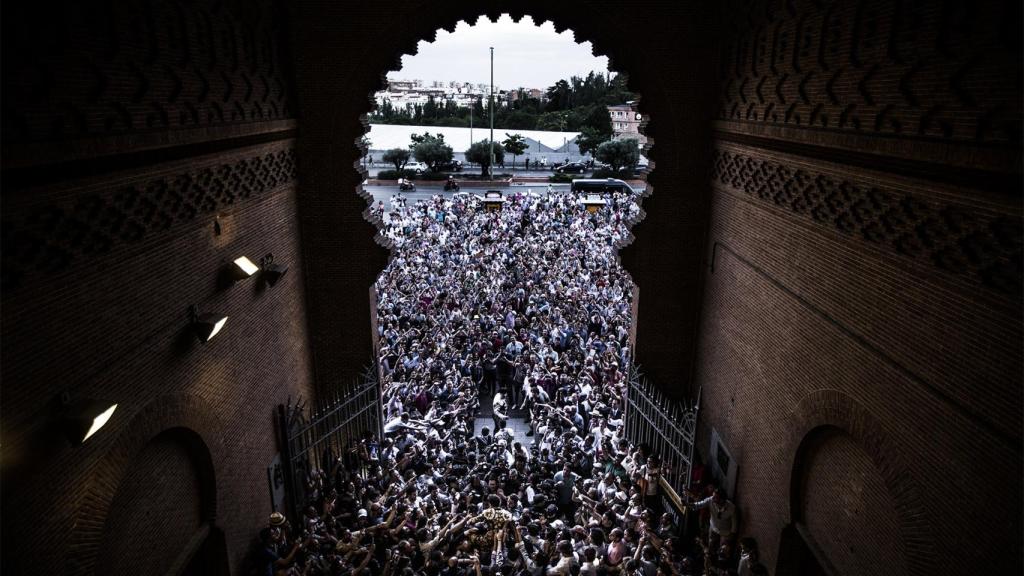 Otra perspectiva de la Puerta Grande de Ginés Marín