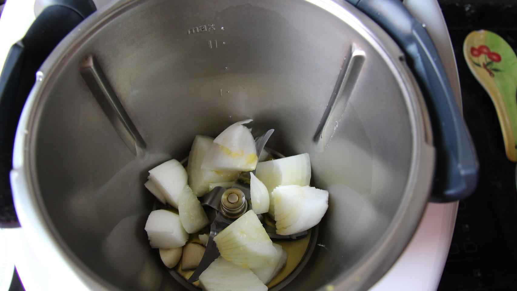 CREMA DE CALABAZA CON BOCADITOS DE PARMESANO, RECETA CON THERMOMIX 06