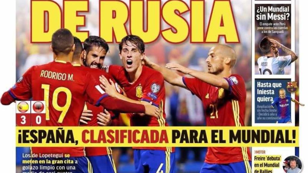 Portada MARCA (07/10/17)