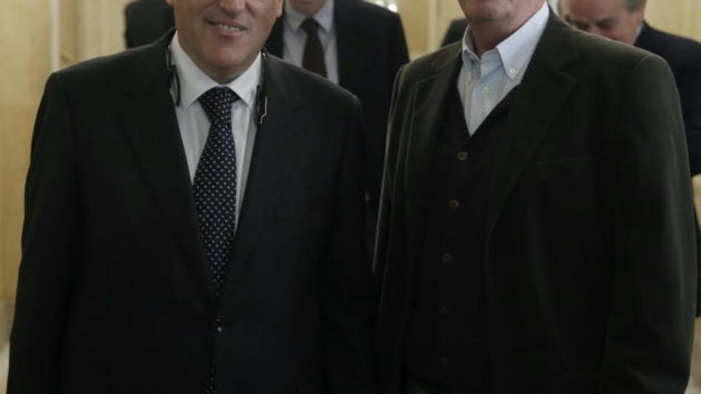 Javier Tebas y Jaume Roures.