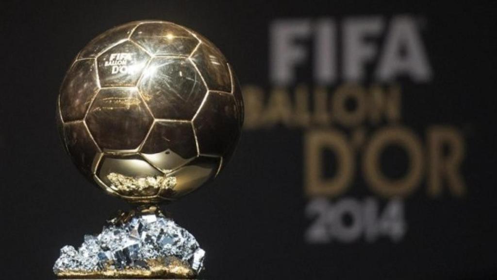 El trofeo del Balón de Oro.
