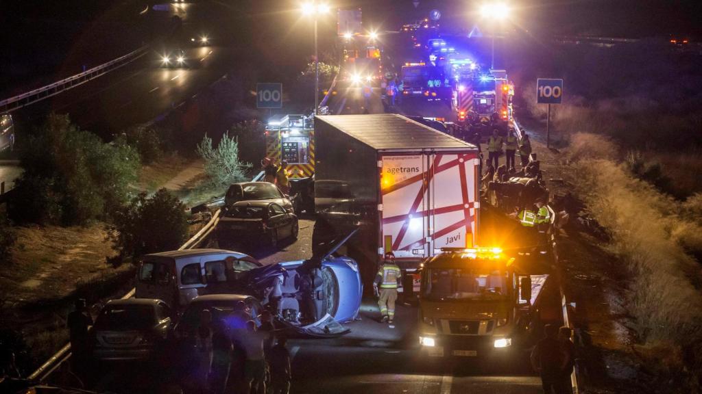 Accidente en Murcia con cinco muertos.