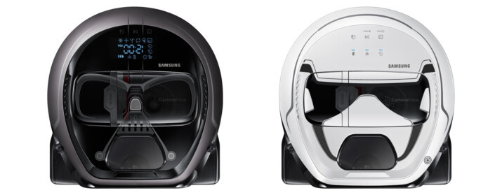robot aspirador samsung star wars frente