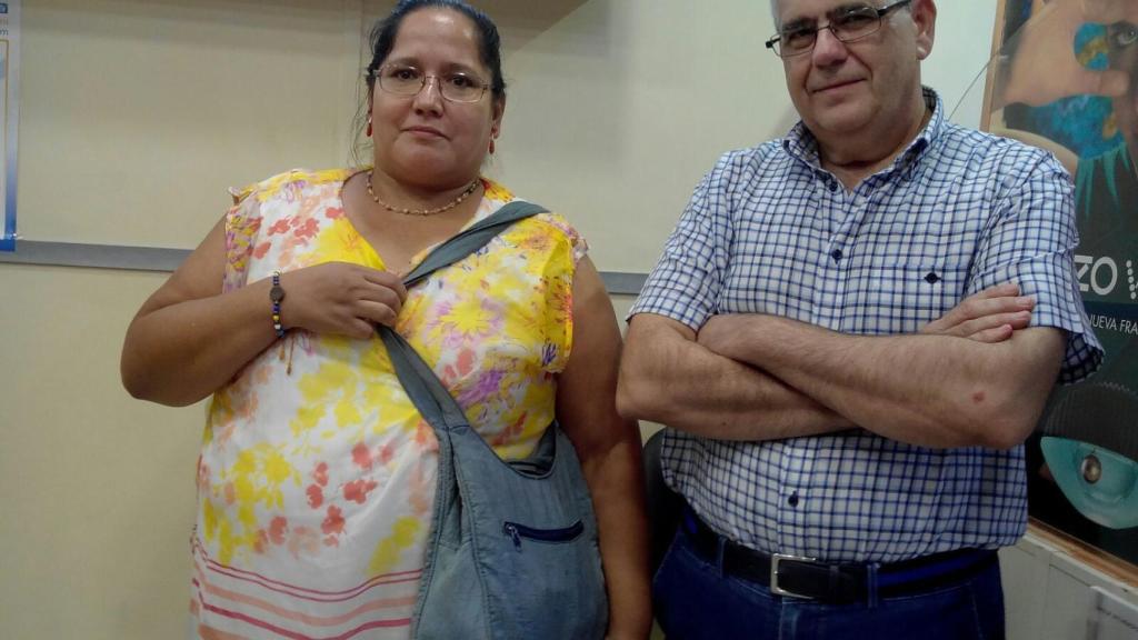 Leni y Juan Carlos, los dos héroes que evitaron que el ladrón se hiciese con el dinero de la caja registradora