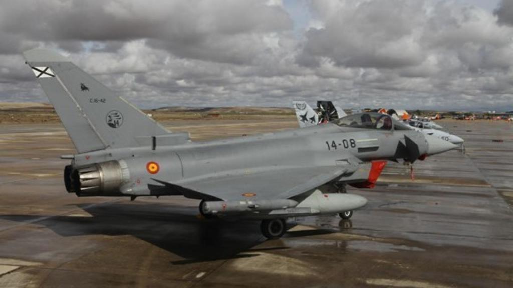 Imagen de un eurofighter  del Ala 14.