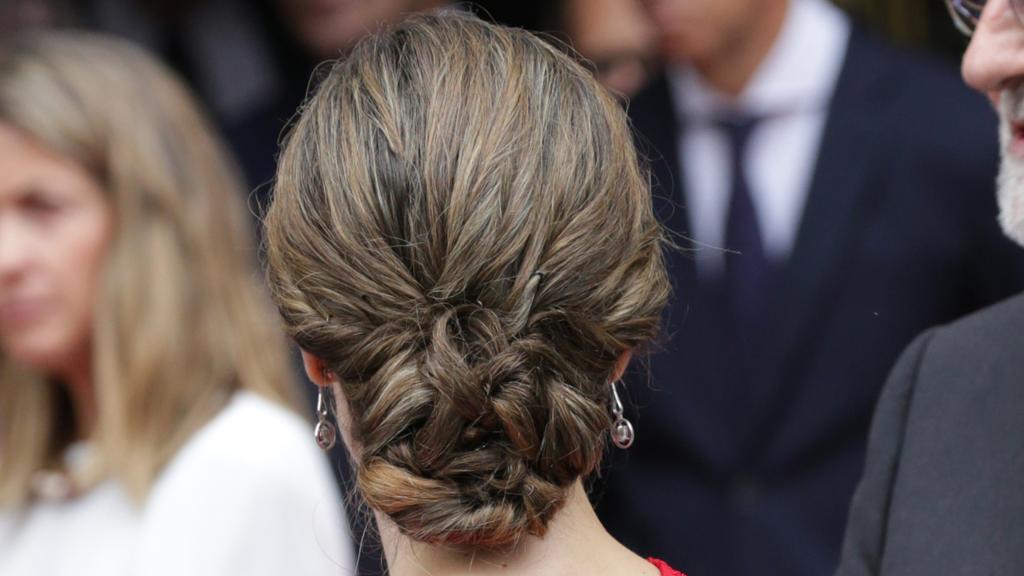 Un moño de la reina Letizia.