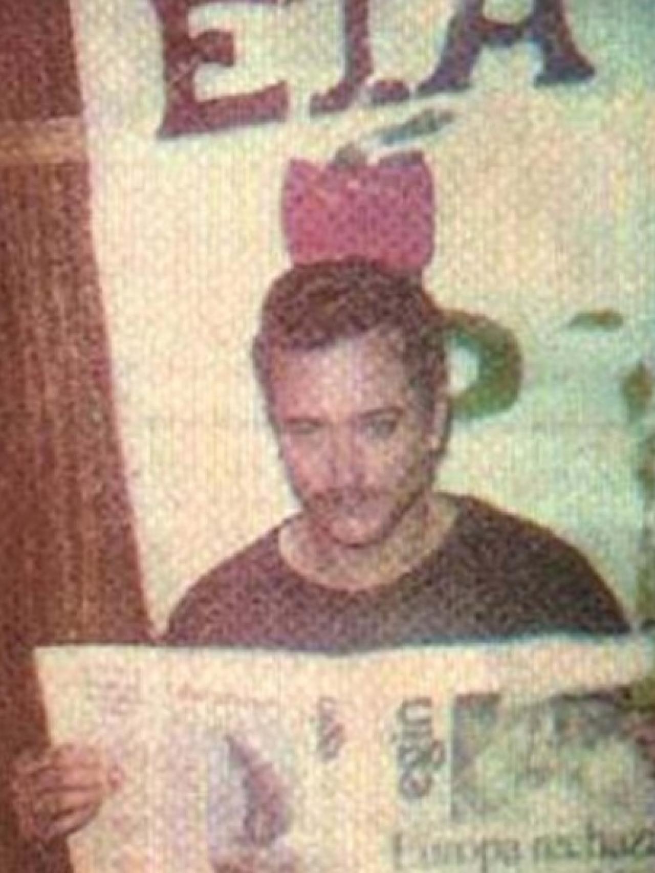 Ortega Lara, secuestrado, en una foto tomada por sus captores.