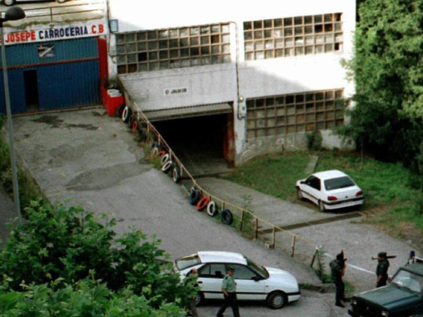 La nave de Mondragón en la que permaneció recluido Ortega Lara.