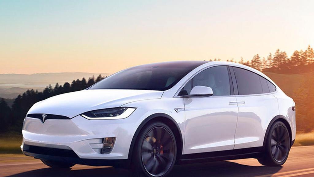 tesla model x blanco