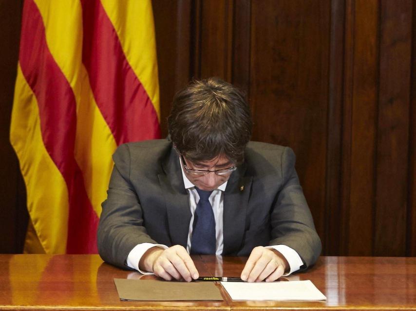 El presidente de la Generalitat, Carles Puigdemont.