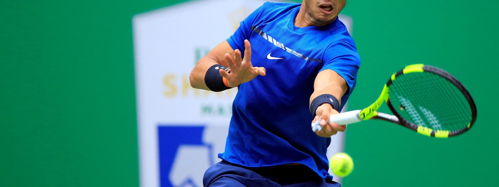 Rafa Nadal, en el Masters 1000 de Shanghai.