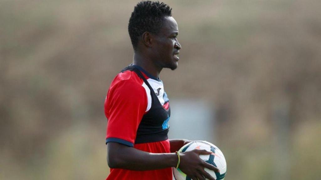 Djené entrena con el Getafe. Foto getafecf.com