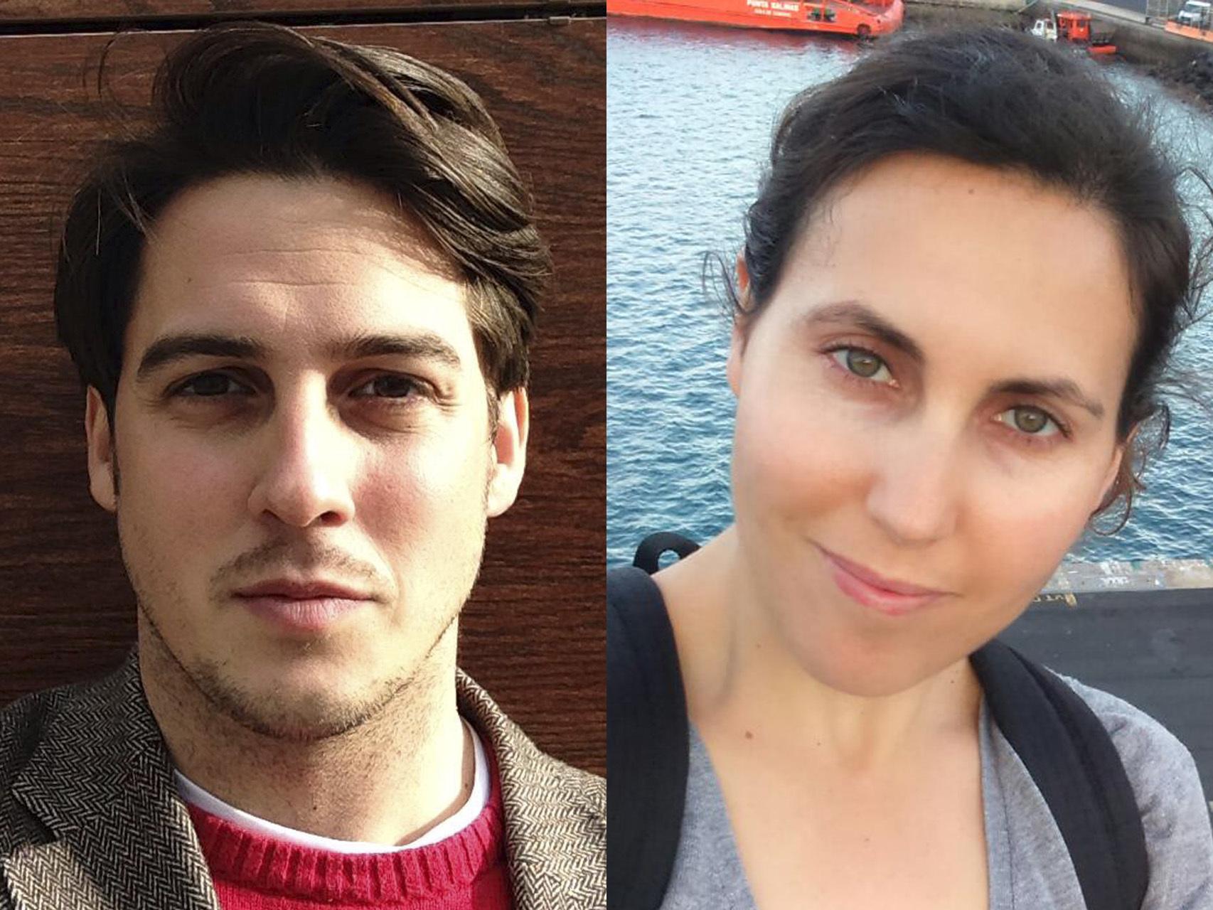 Jesús y Vanesa, a quienes una beca de excelencia de la Junta de Andalucía los ha hipotecado de por vida