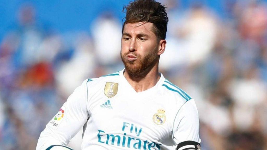Sergio Ramos ante el Getafe.